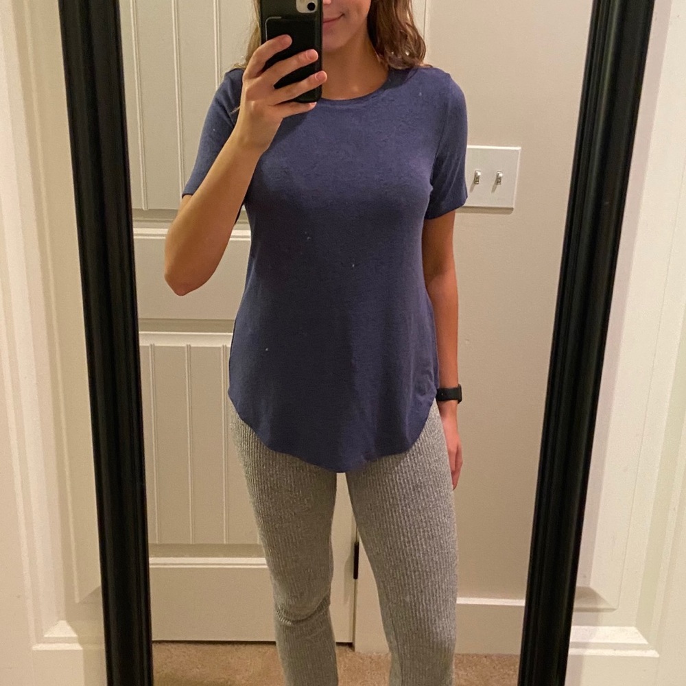 Blue Cotton T-Shirt